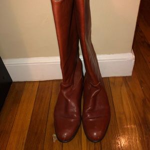 Vintage Leather Riding Boots